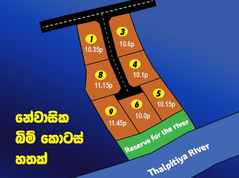 Ony 7 residential lots